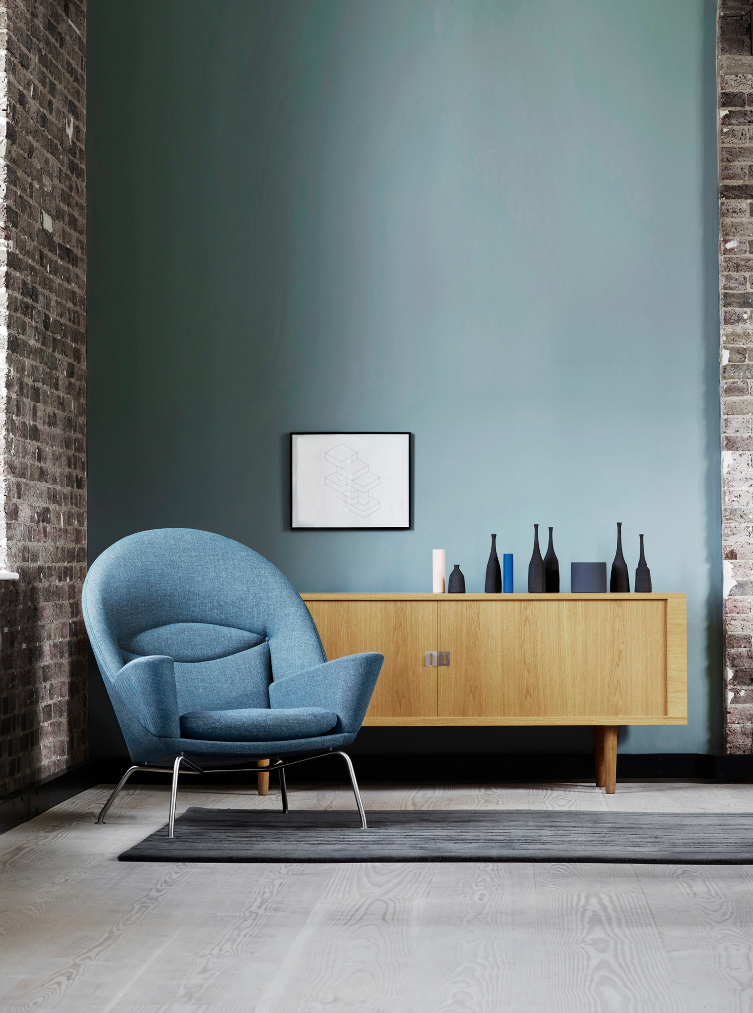 CH825 Credenza Sideboard Carl Hansen & Søn Farbe eiche geölt Gestell massives Holz