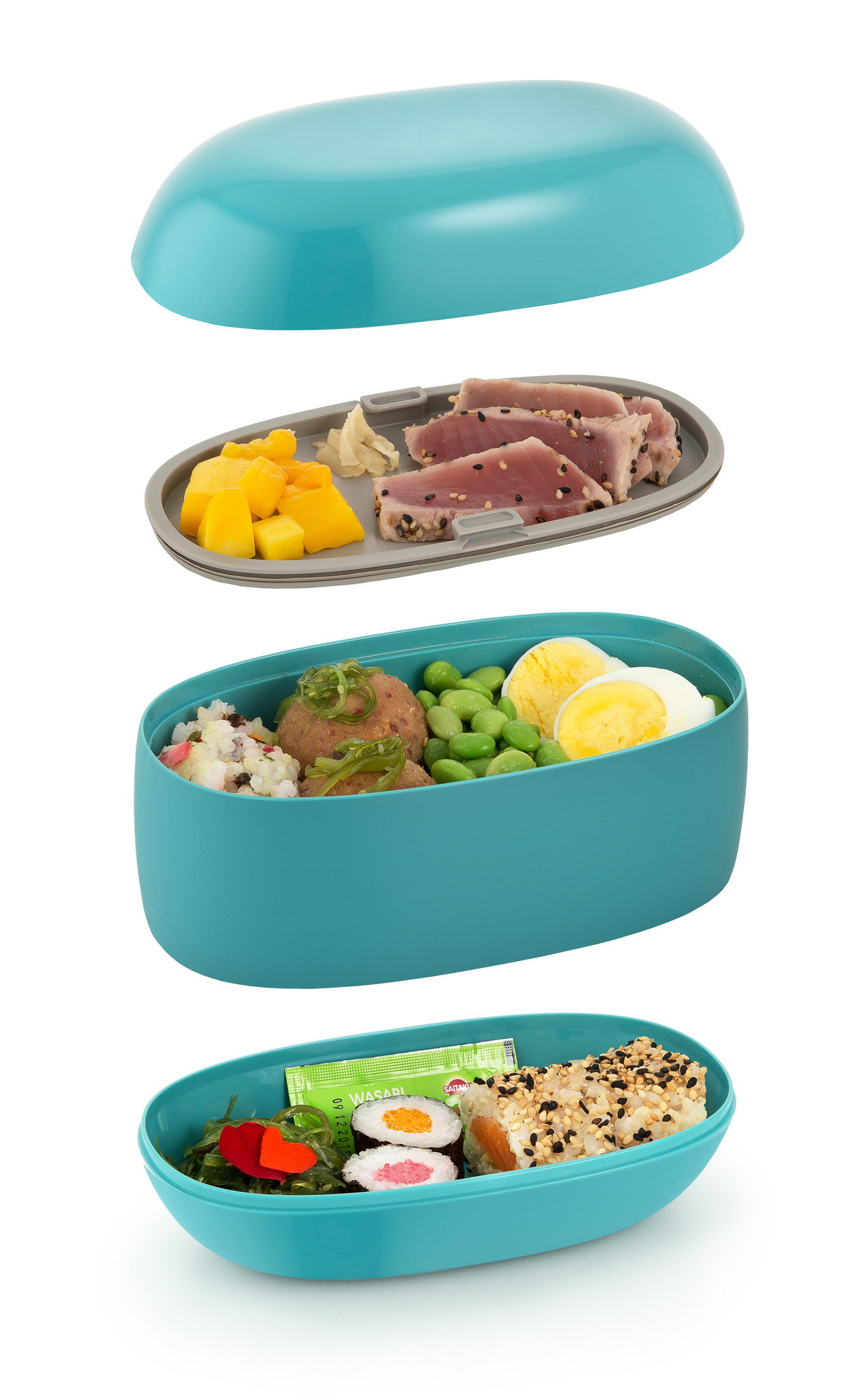 Food à porter boîte à déjeuner bleu clair Alessi OFFRE SPECIALE