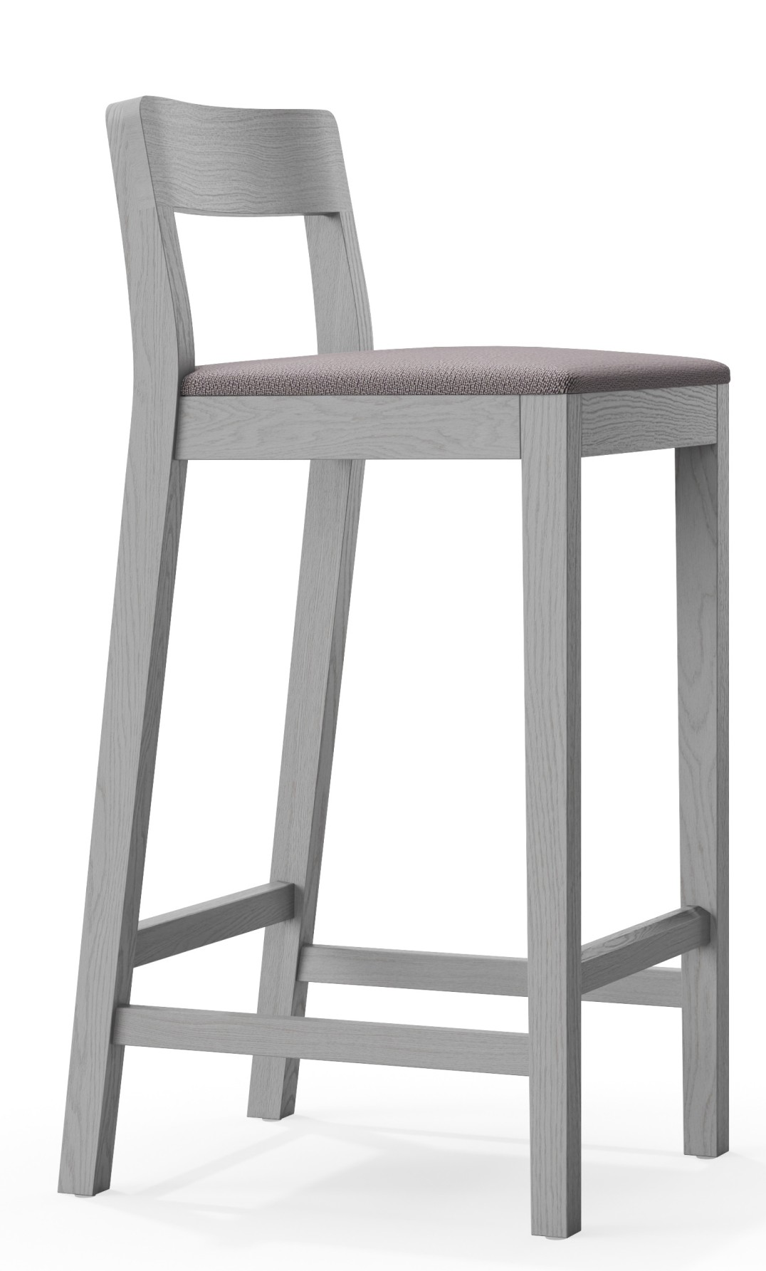 Sit tabouret de bar en bois avec coussin d'assise Zeitraum