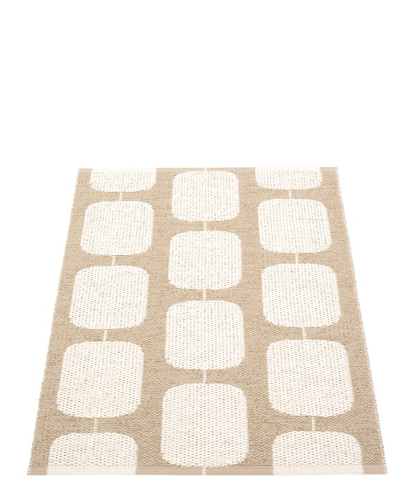 Sten Tapis en plastique 70x100 cm Pappelina Nougat/Vanilla