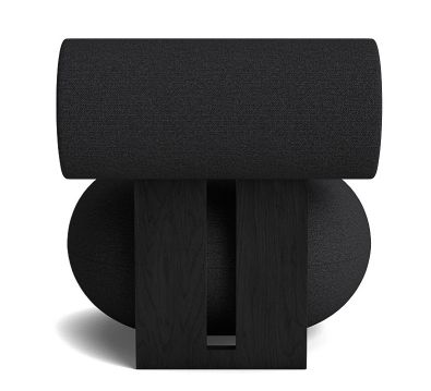 Hippo Lounge chêne noir / Kvadrat - Hallingdal 65 - 180 Norr11
