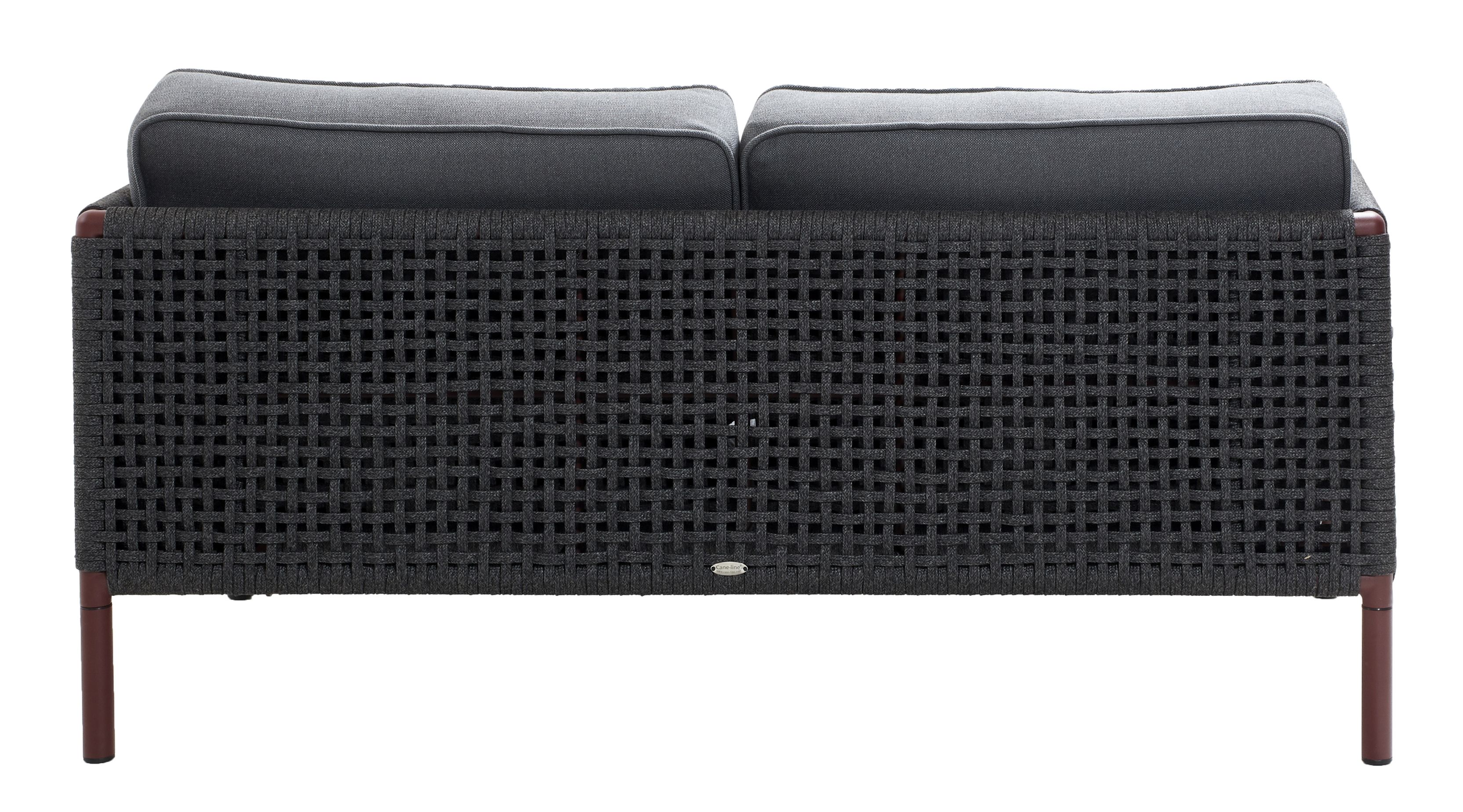 Encore Canapé 2 places Bordeaux avec coussin AirTouch Cane Line