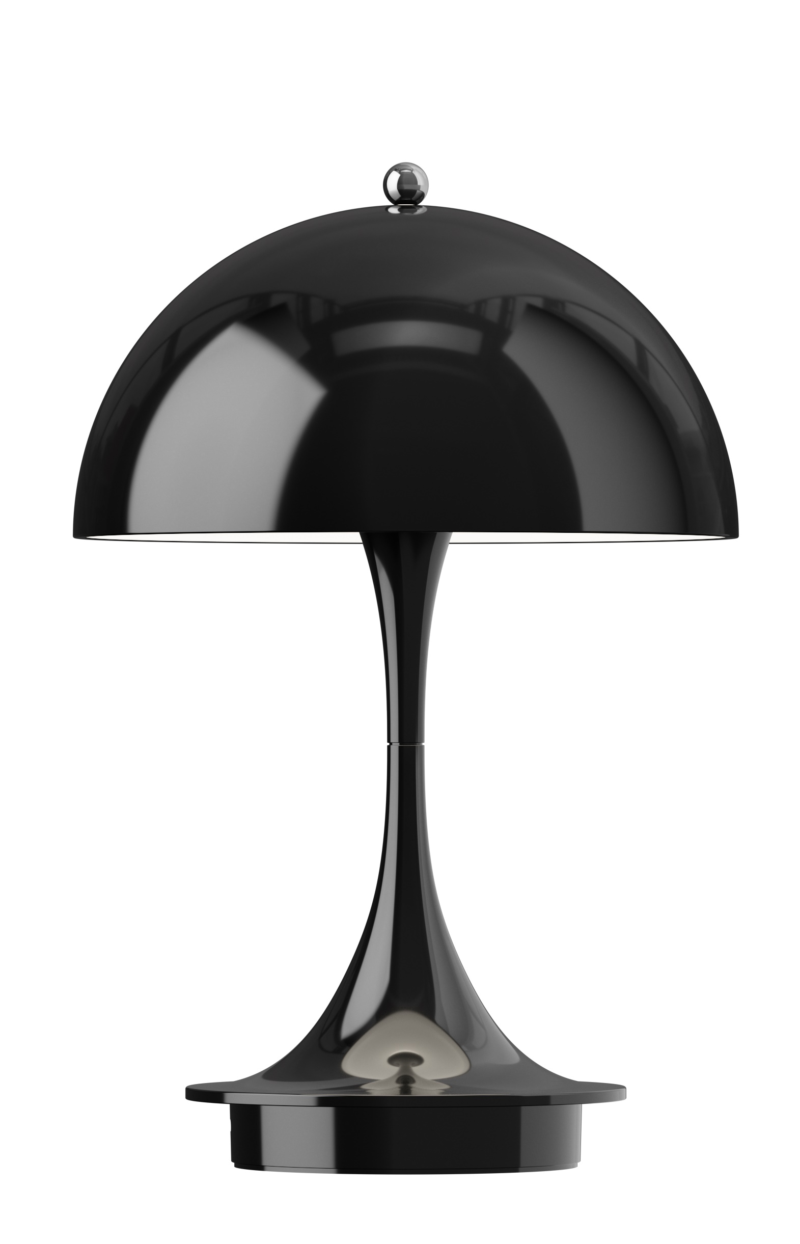 Panthella 160 Portable V3 Lampe de table à LED rechargeable Intérieur/Extérieur Louis Poulsen Noir opaque