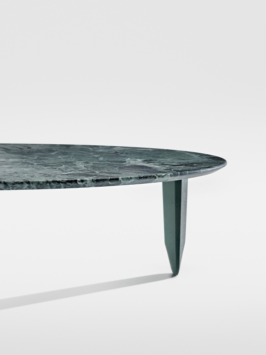 Kuyu Marble Ronde Table basse en marbre Ronde Zeitraum