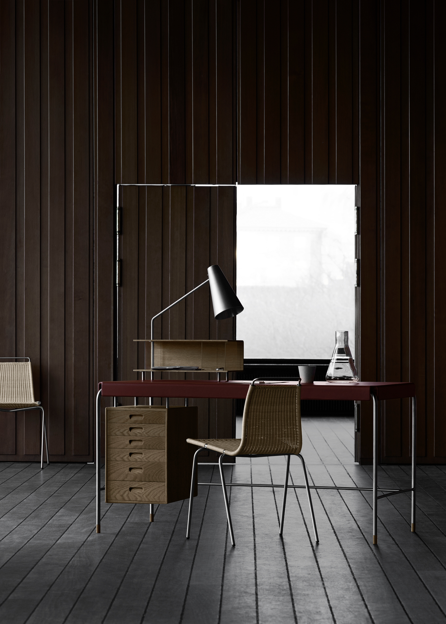 Society Table table de travail noyer Carl Hansen & Søn