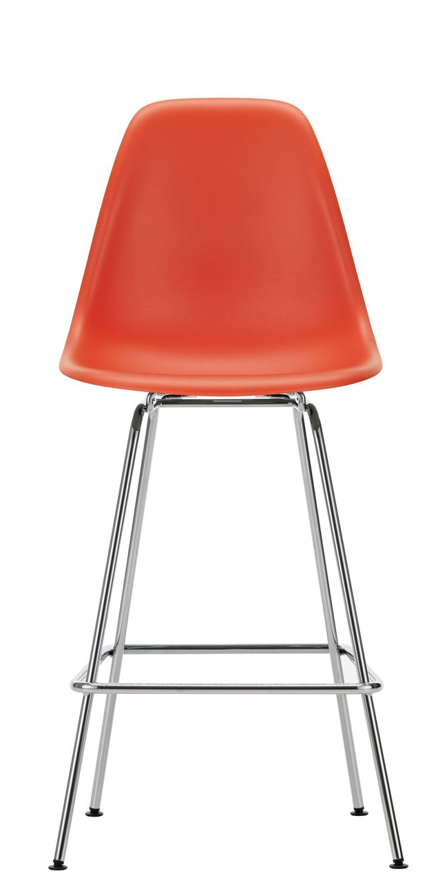 Eames Plastic Bar Stool Tabouret de bar moyen Vitra