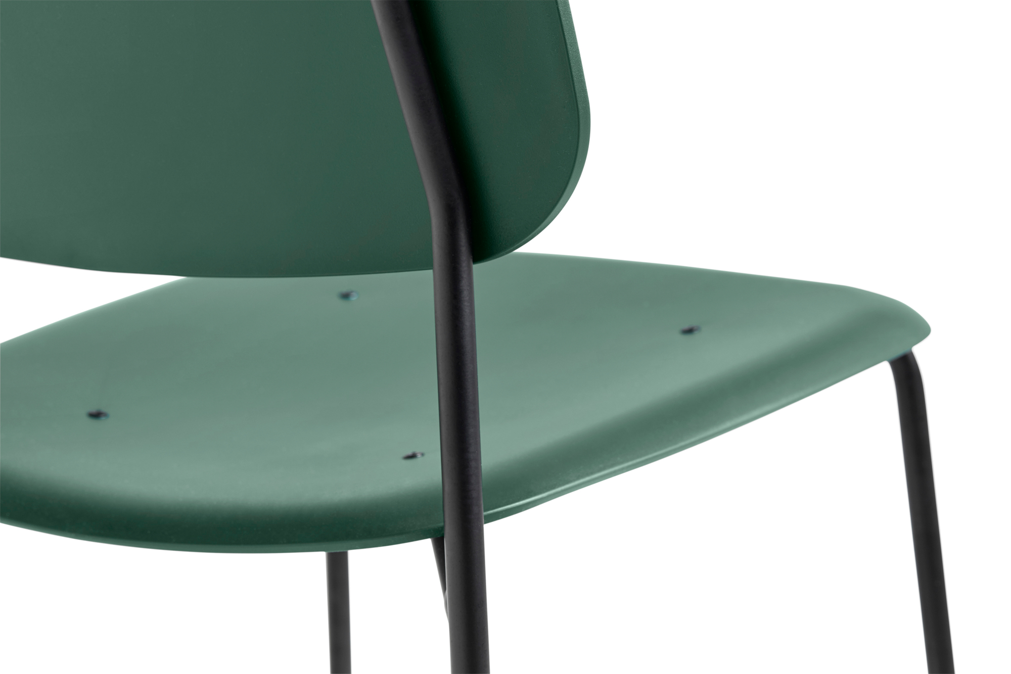 Soft Edge Chaise 45 Noir - Hunter Hay