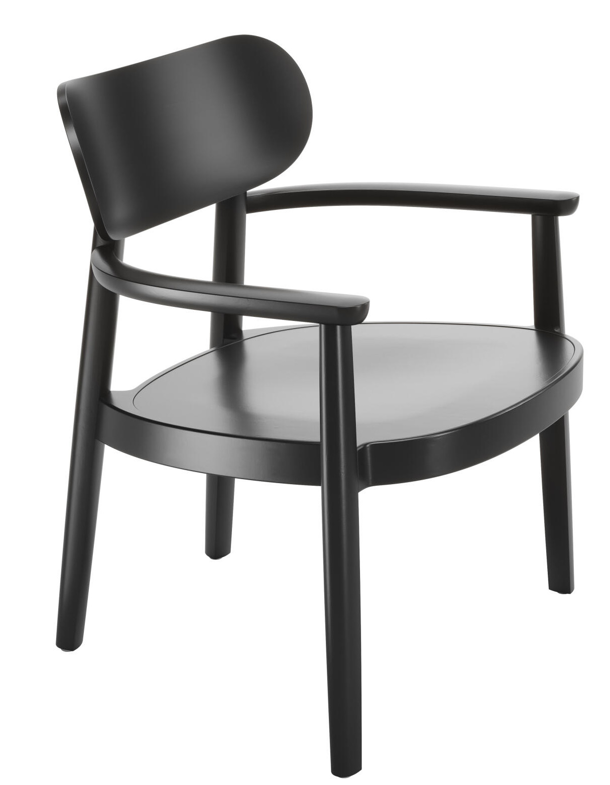 Fauteuil en bois avec accoudoirs 119 MF Thonet 