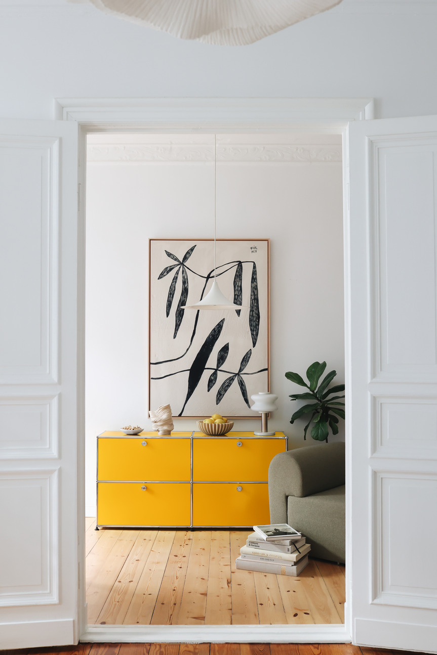 USM Haller Sideboard E2 buffet avec 4 portes pliantes