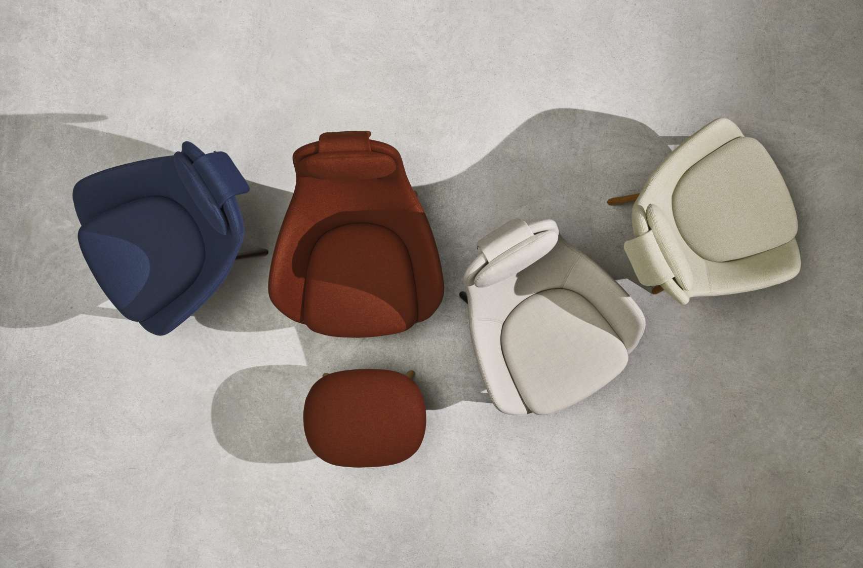 Hal Lounge Chair Fauteuil Coussin d'assise en vrac Vitra   