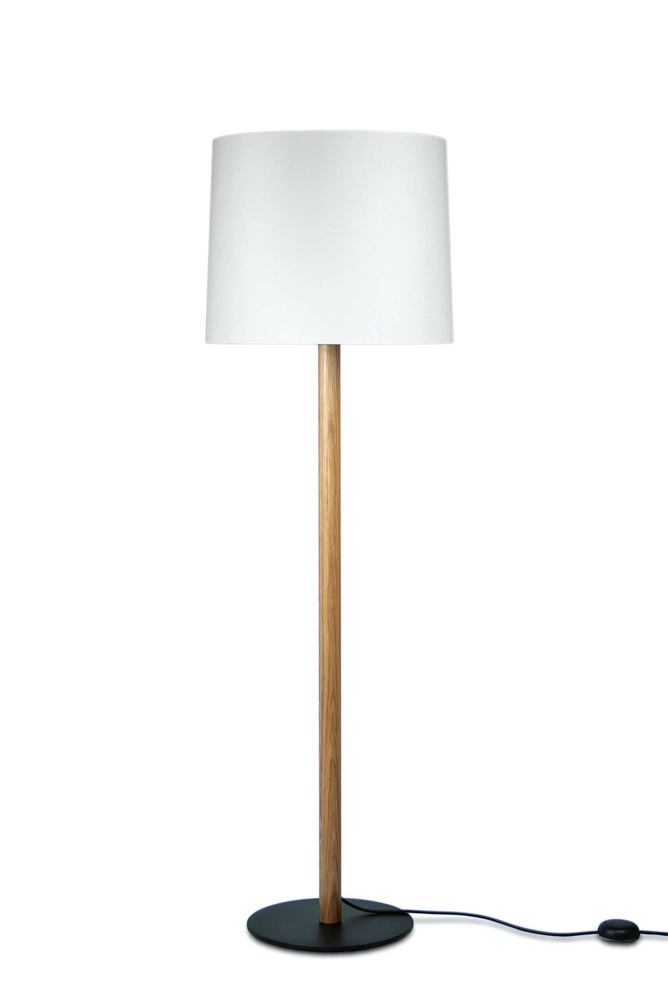 Miyu 140 Lampadaire chêne naturel / blanc Maigrau