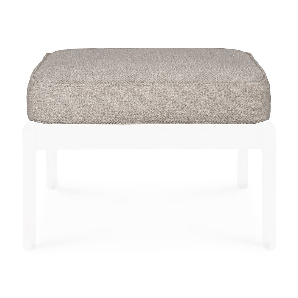 Ethnicraft Jack Kissen für Fußhocker, bequemes Sitzkissen in Beige, Textilbezug für optimalen Komfort.