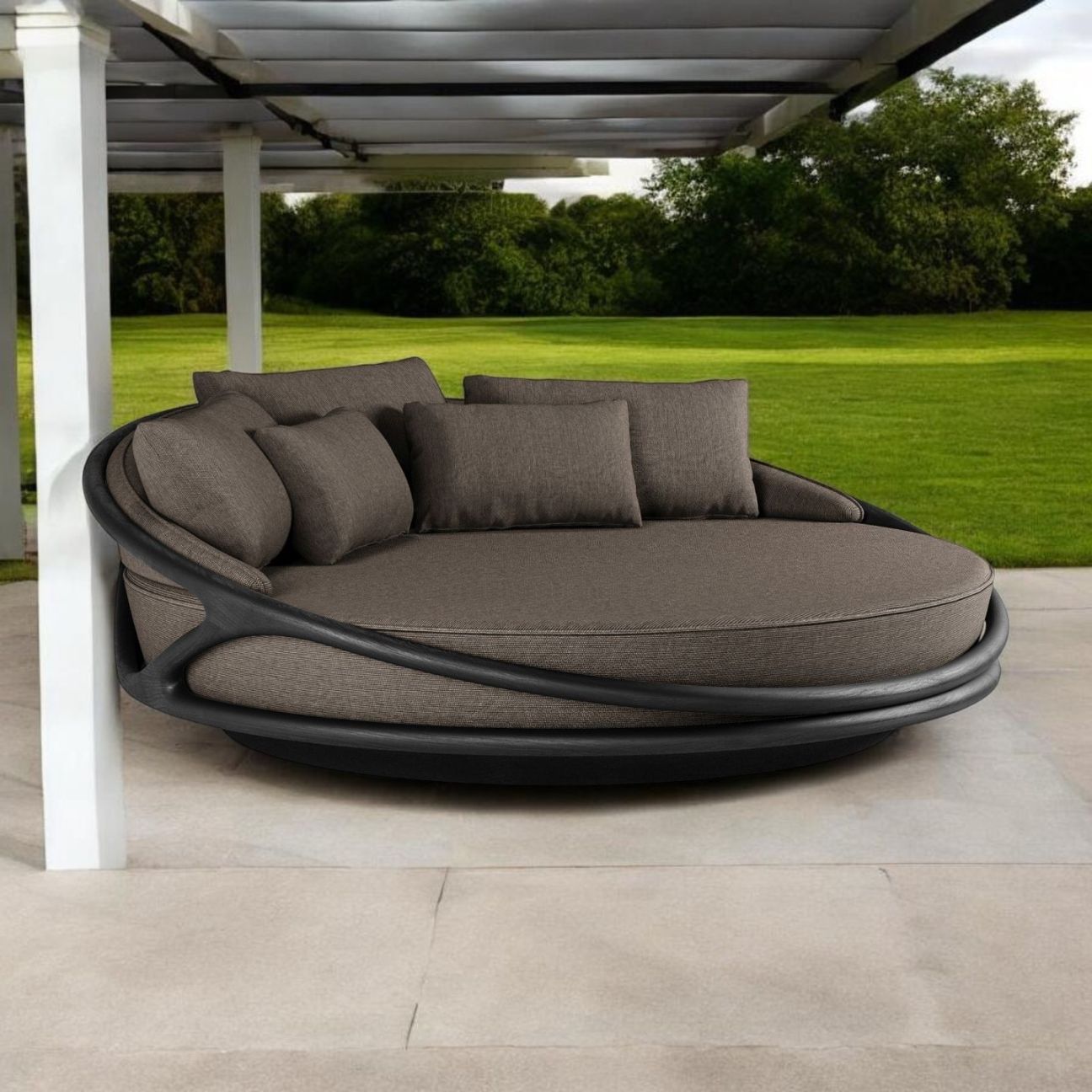 Chaise longue de jardin Solis Morpho