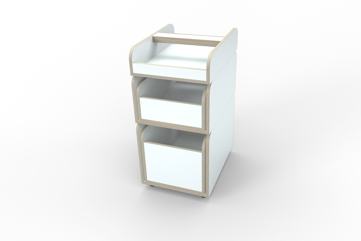 Growing Table conteneur pour table d'enfants Pure Position
