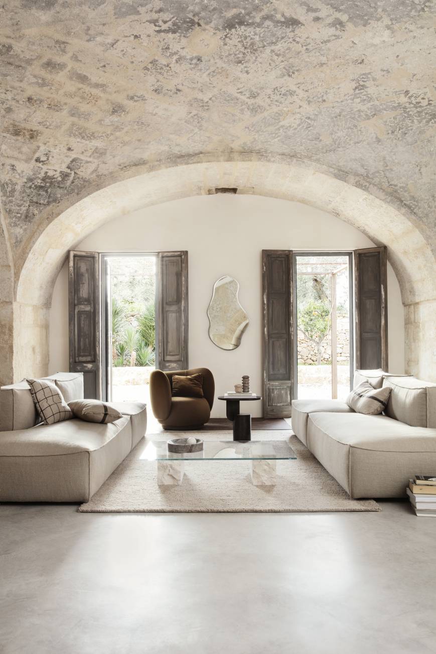 Mineral Coffee Table - Bianco Curia Table basse Ferm Living