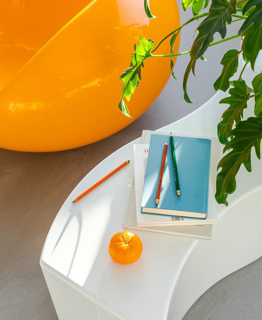 Pastil Chaise Orange Eero Aarnio Originals