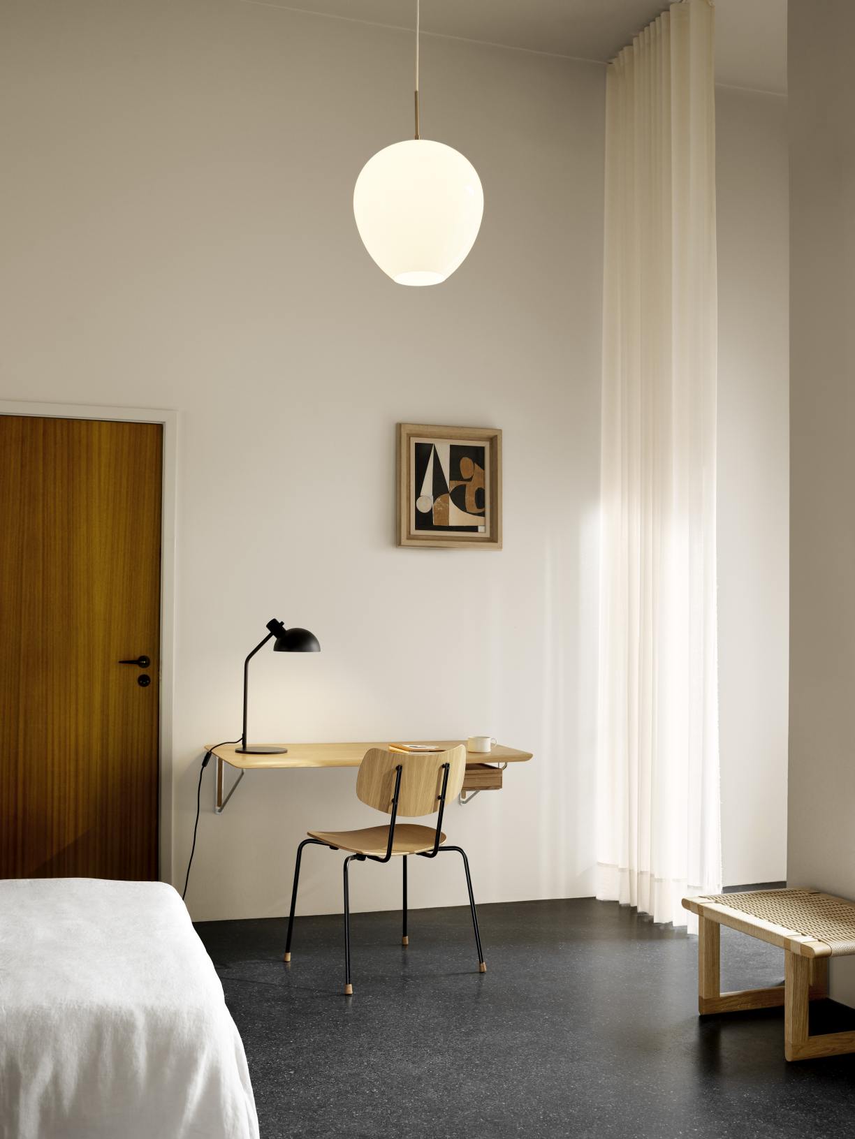 AB019 Wall Desk Bureau mural Carl Hansen & Søn