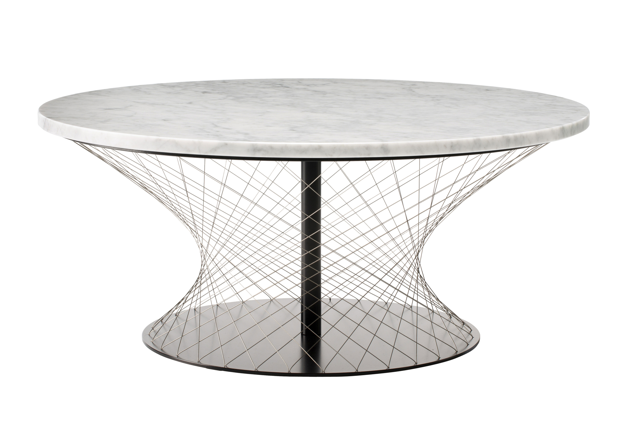 Réseau Table basse en marbre Bianco Carrara Favius