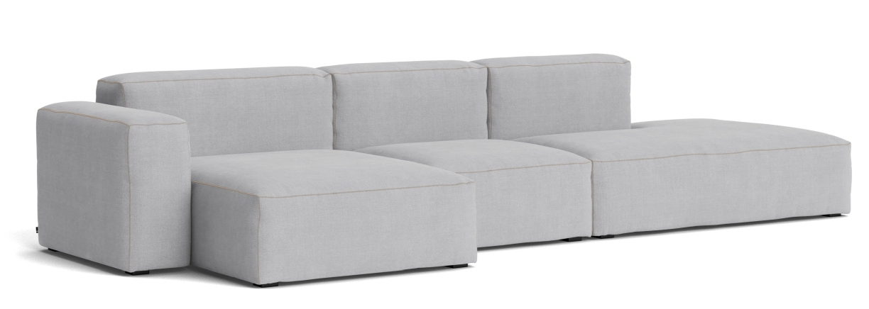 Mags Soft Canapé 3-places Combination 4 Low Armrest Accoudoir gauche Hay