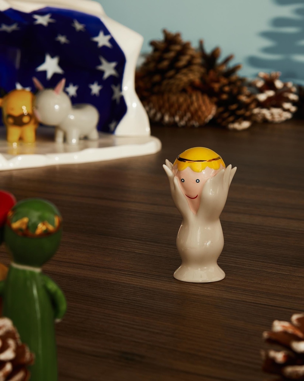 Angelo Miracolo ange figure en porcelaine AGJ01 3 Alessi