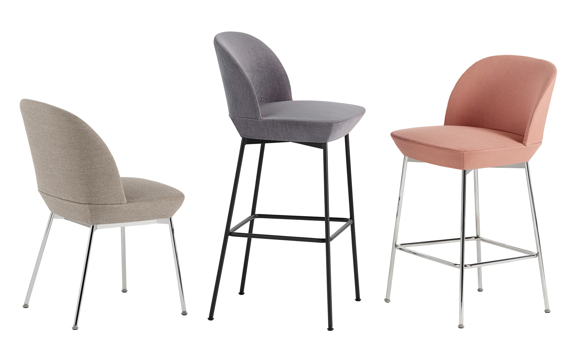 Oslo Counter Stool Tabouret de bar H 65 cm Muuto