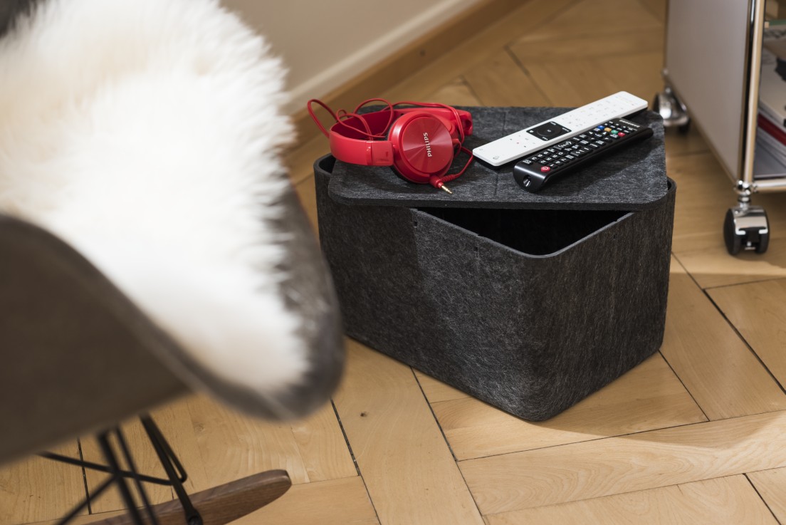 USM Haller Inos Box profond avec subdivision transversale / longitudinale 
