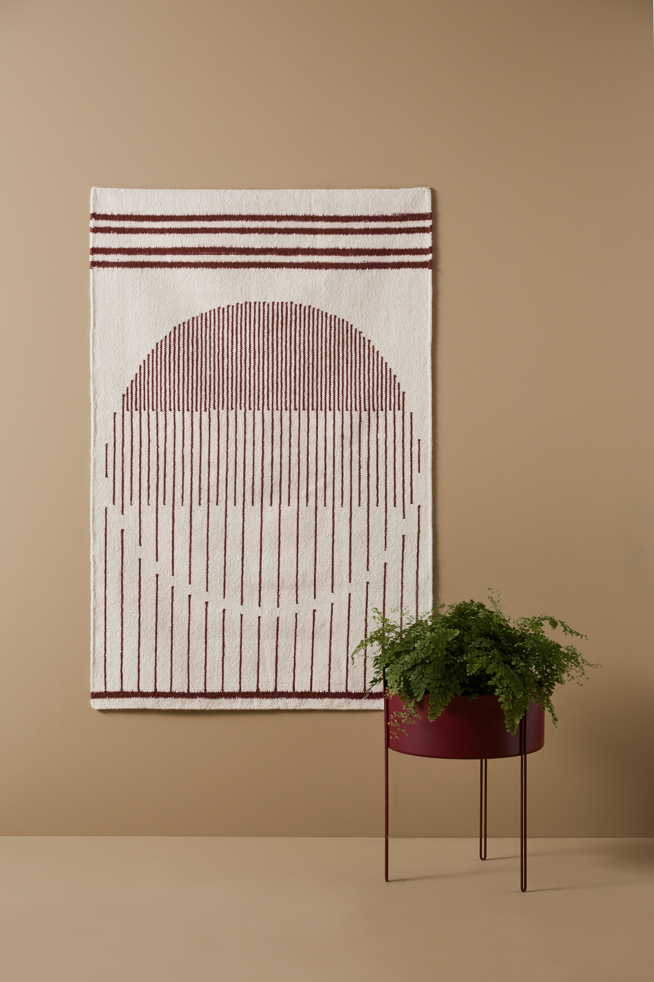 Pidestall Jardinière Grand Taupe Woud