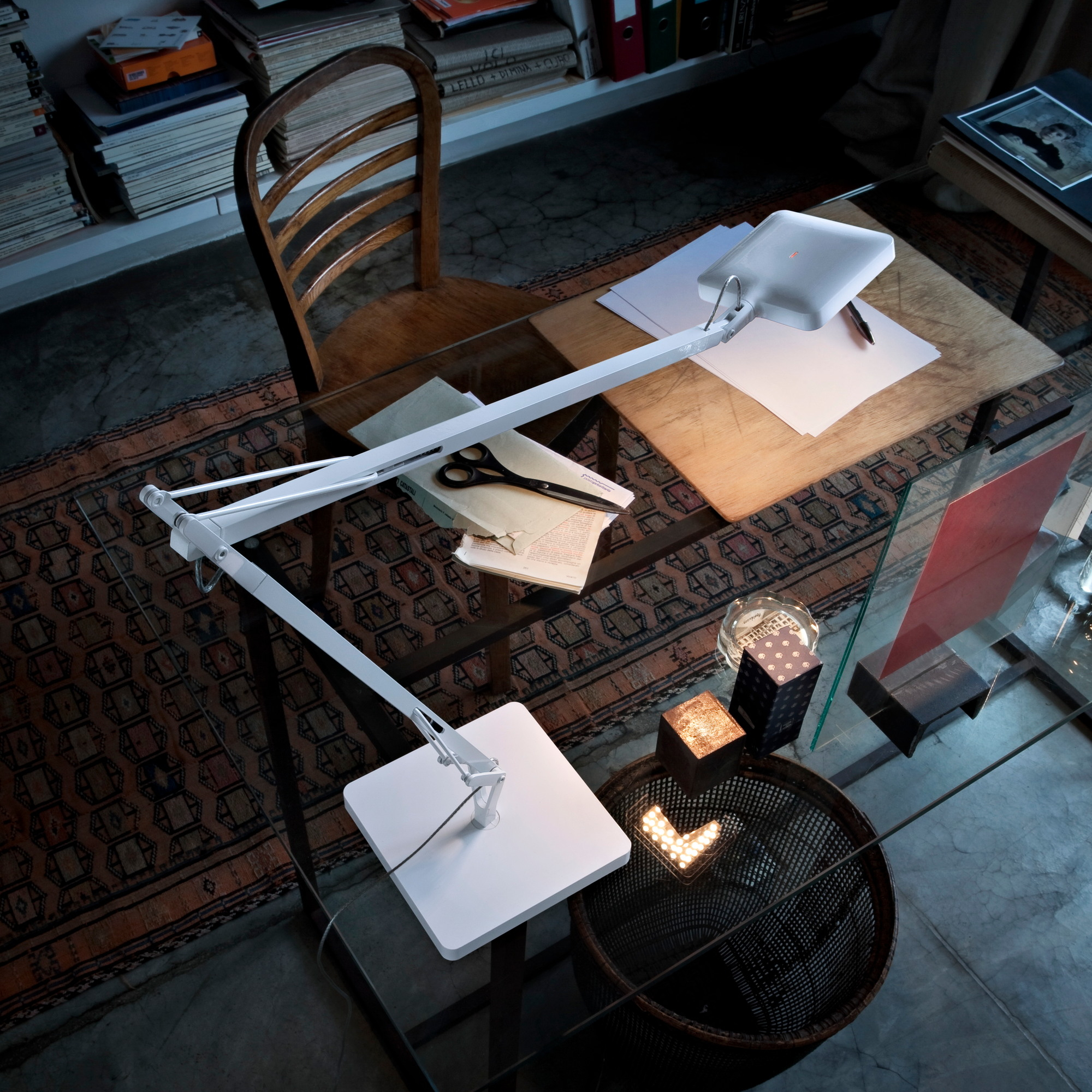 Kelvin LED Base Lampe de table Flos noir