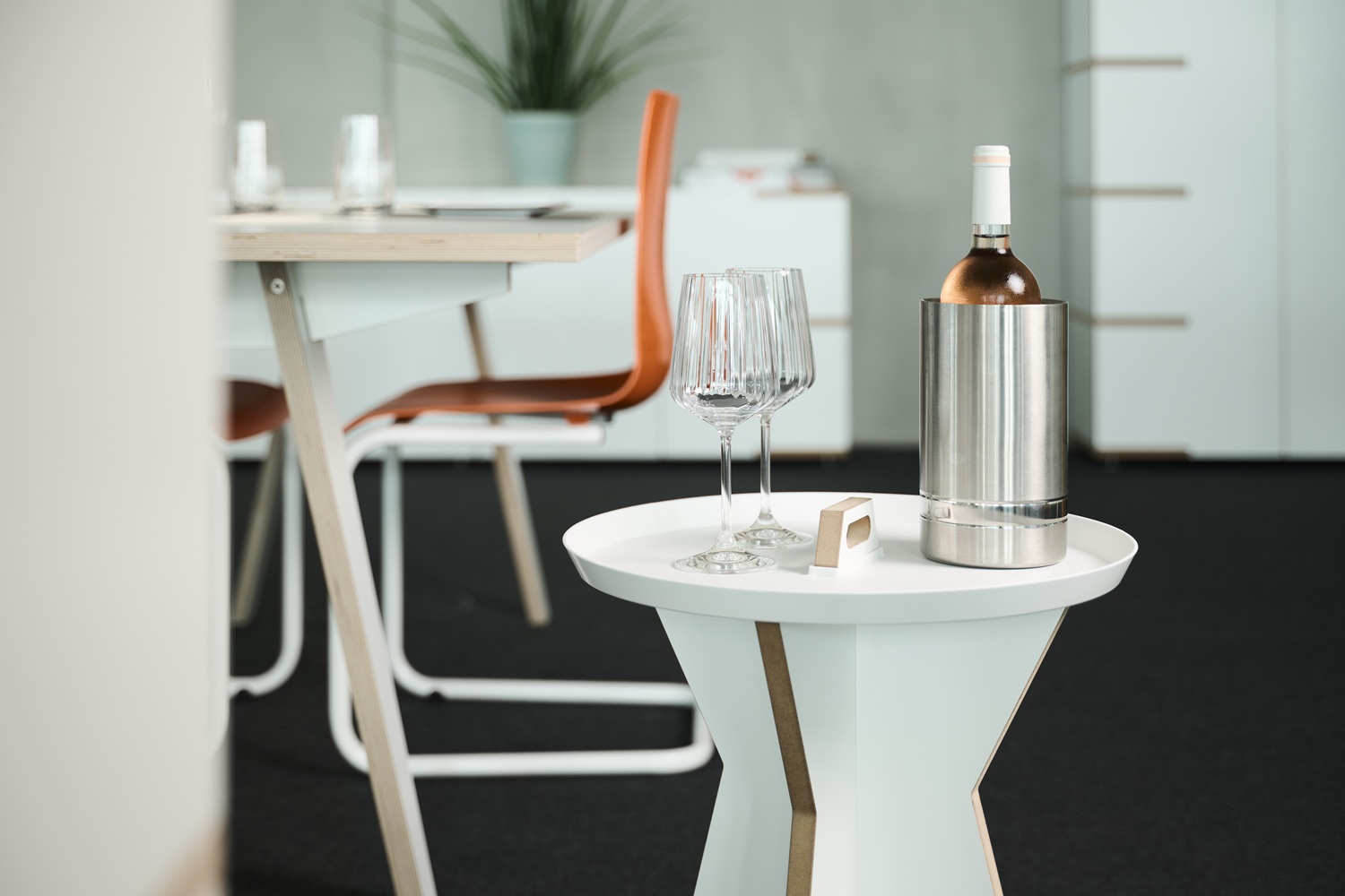 Tojo Table d'appoint portable avec plateau amovible Tojo