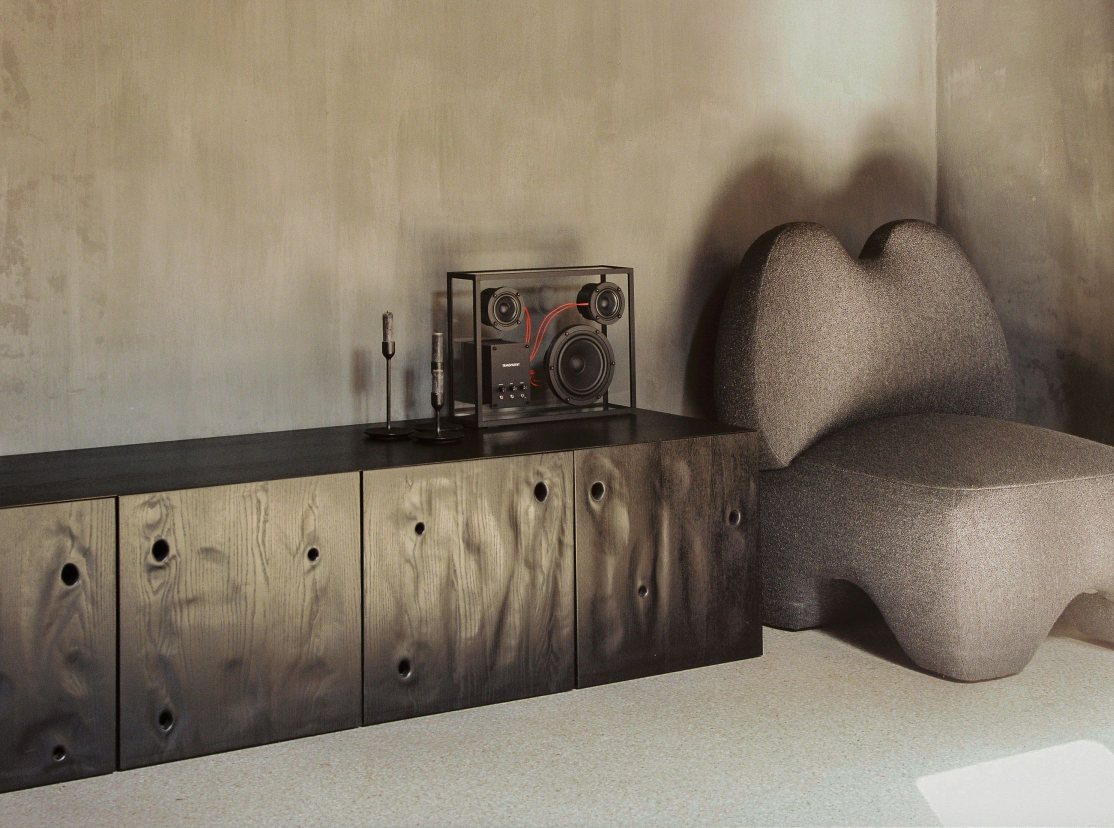 Haut-parleur transparent Transparent
