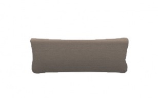 Canapé d'extérieur Miami Coussin de dossier L Taupe Conmoto Taupefarbenes Rückenkissen für Miami Outdoor Sofa, Größe L. Bequemes Gartenmöbel-Kissen von Conmoto.