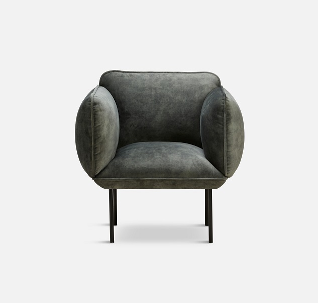 Nakki Armchair Fauteuil Woud gris fonce