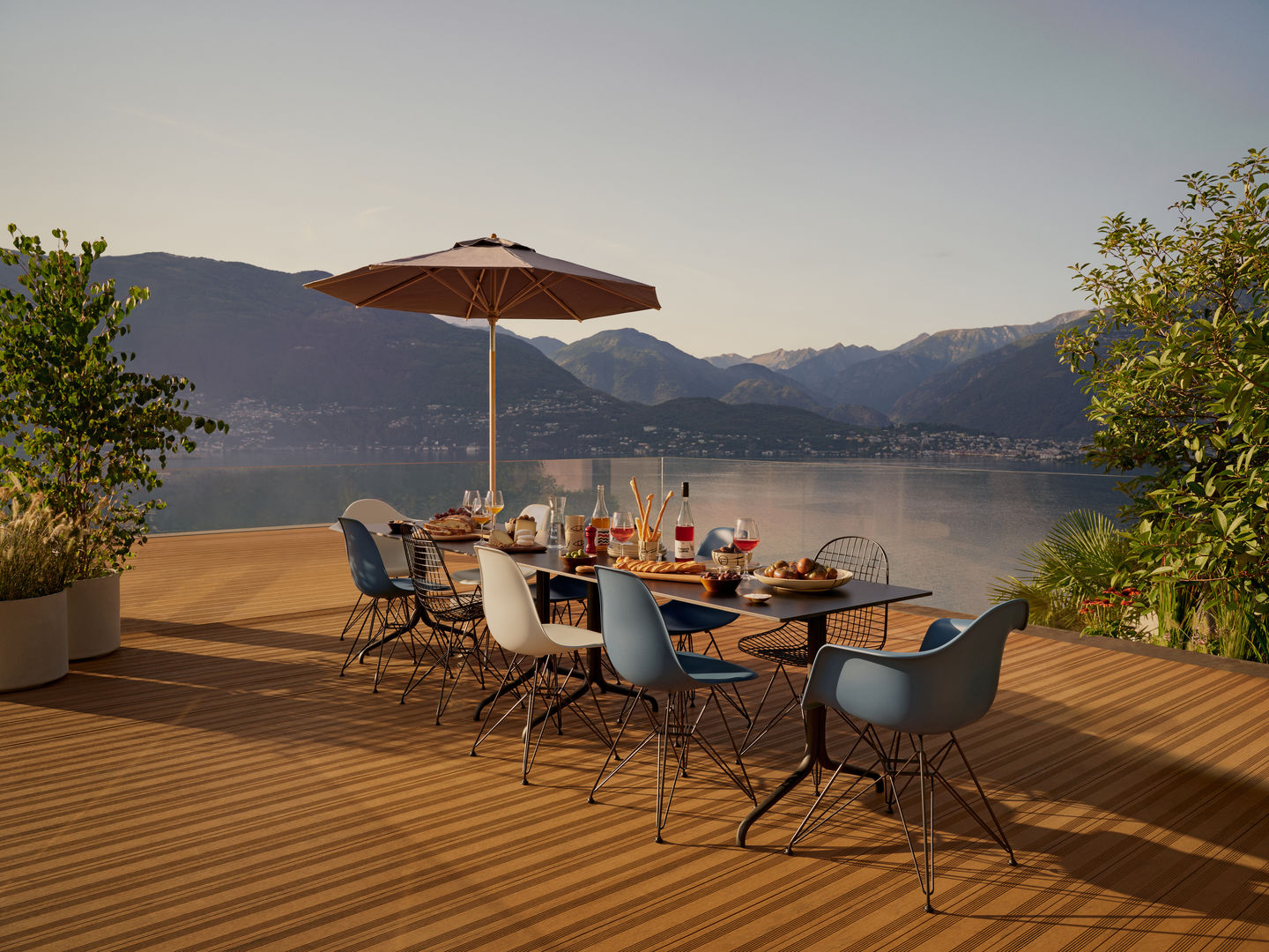 DKR Wire Chair Chaise assise rembourree Vitra