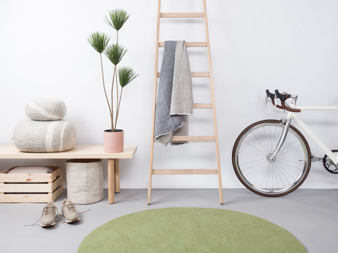 Mono Rond Tapis en feutre Ø 160 cm myfelt