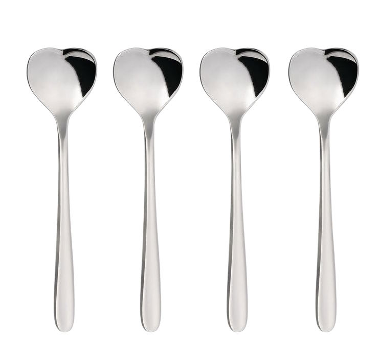 AMMI08Set Cuillère à moka Cœur Set Alessi 
