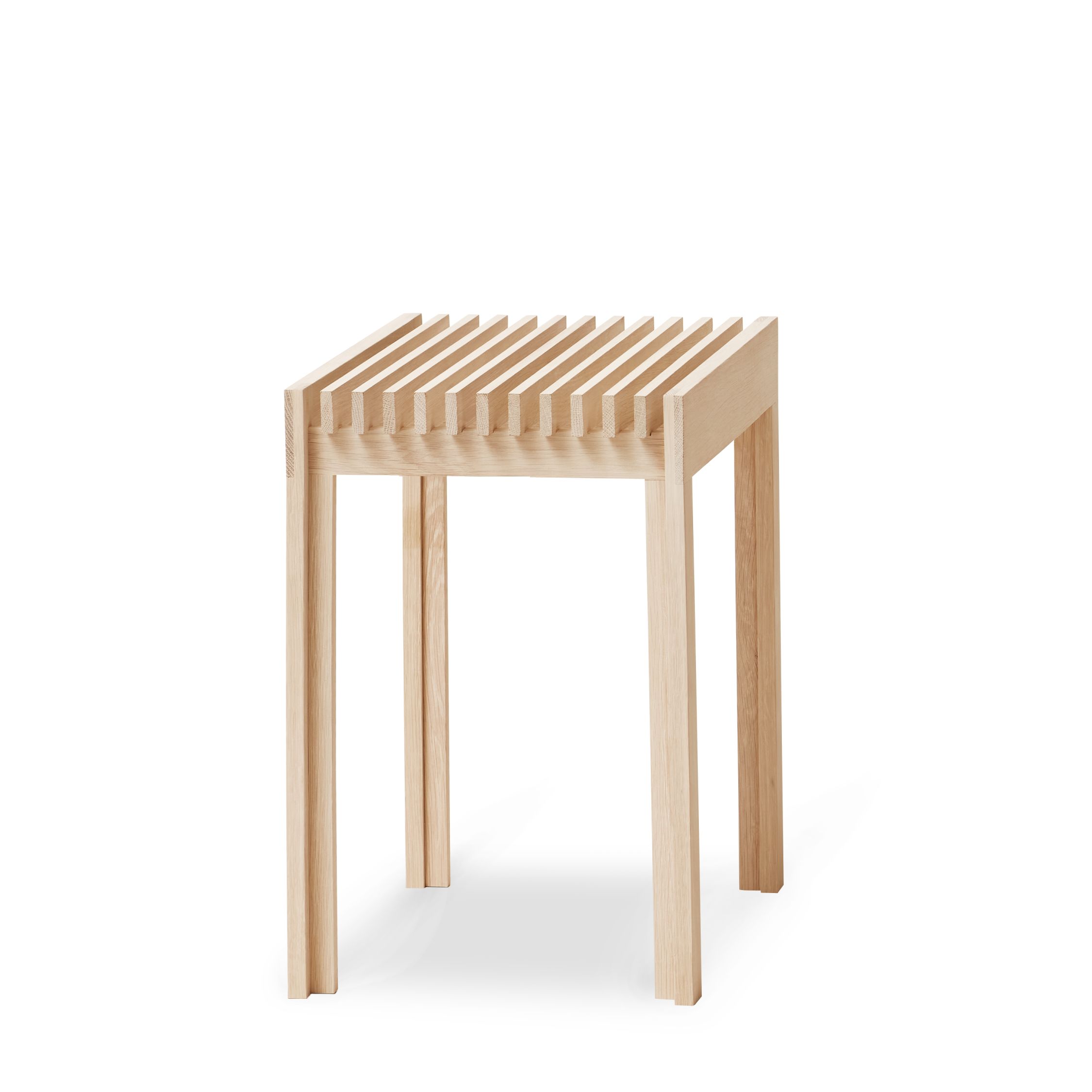 Lightweight Tabouret chêne blanc huilé Form & Refine