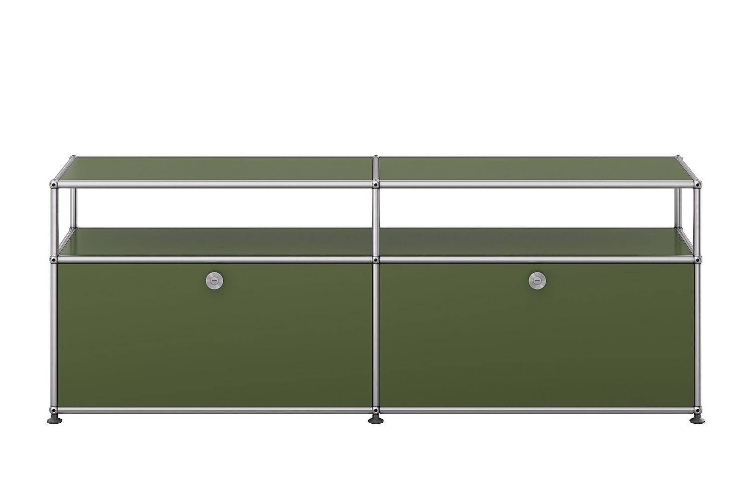 USM Haller buffet TV Hi-Fi mobilier – QUICK SHIP Vert olive