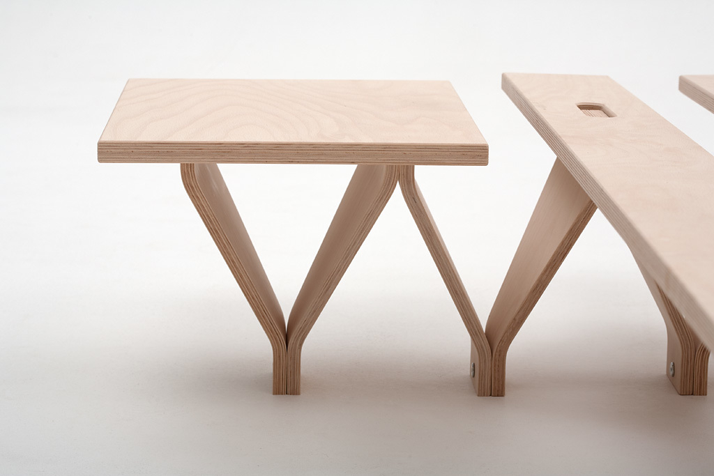 Lieg lit table de chevet Tojo