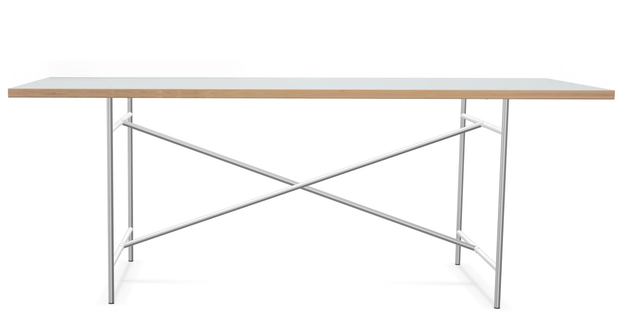 Table de salle à manger Eiermann 2, intérieur complet revêtement en linoléum, bordure en frêne/chêne Richard Lampert OFFRE SPECIALE