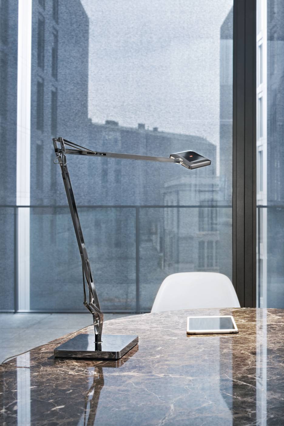 Kelvin Edge Base Lampe de table Flos Blanc
