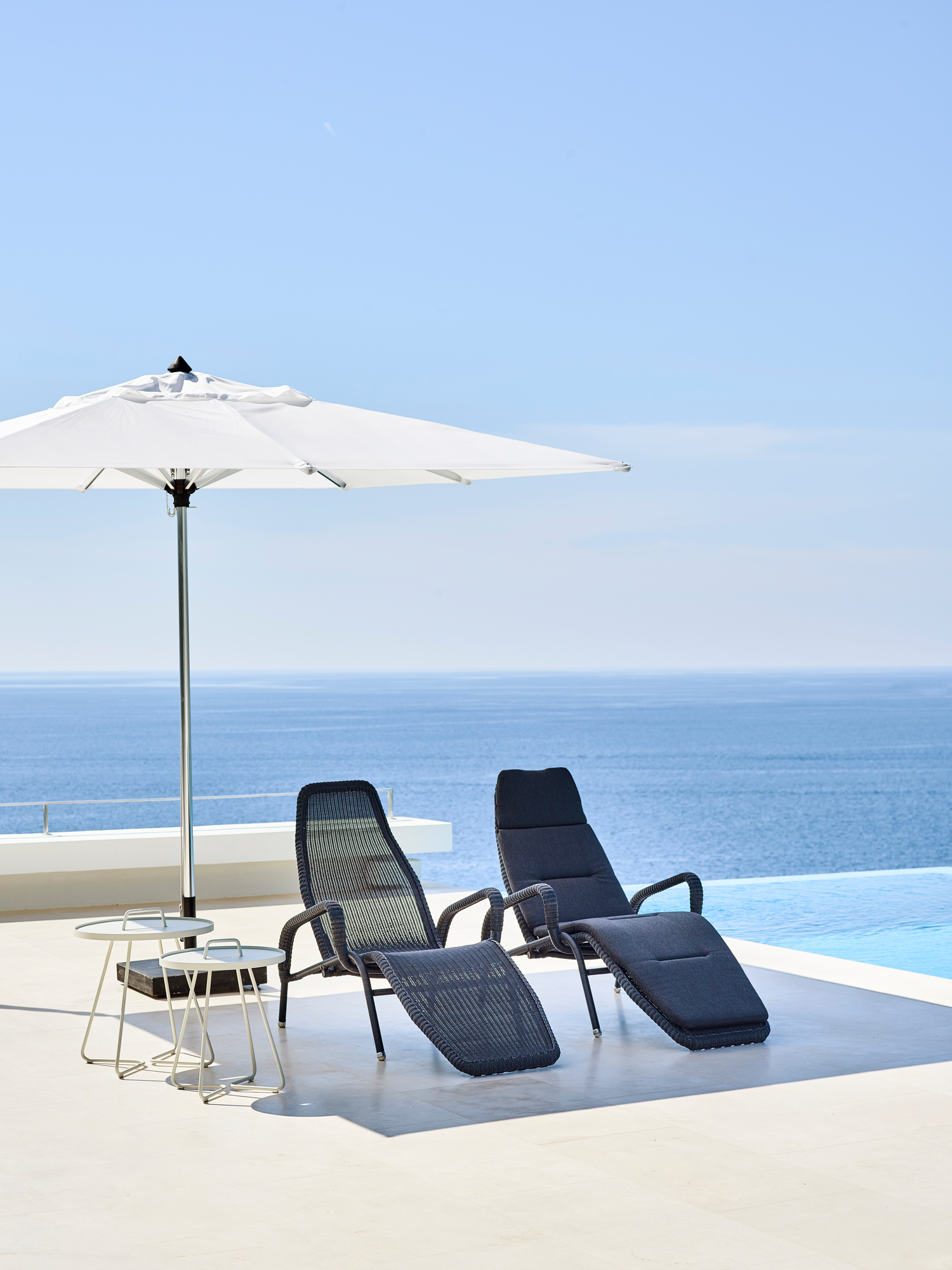 Sunrise Outdoor Chaise longue empilable Cane-Line