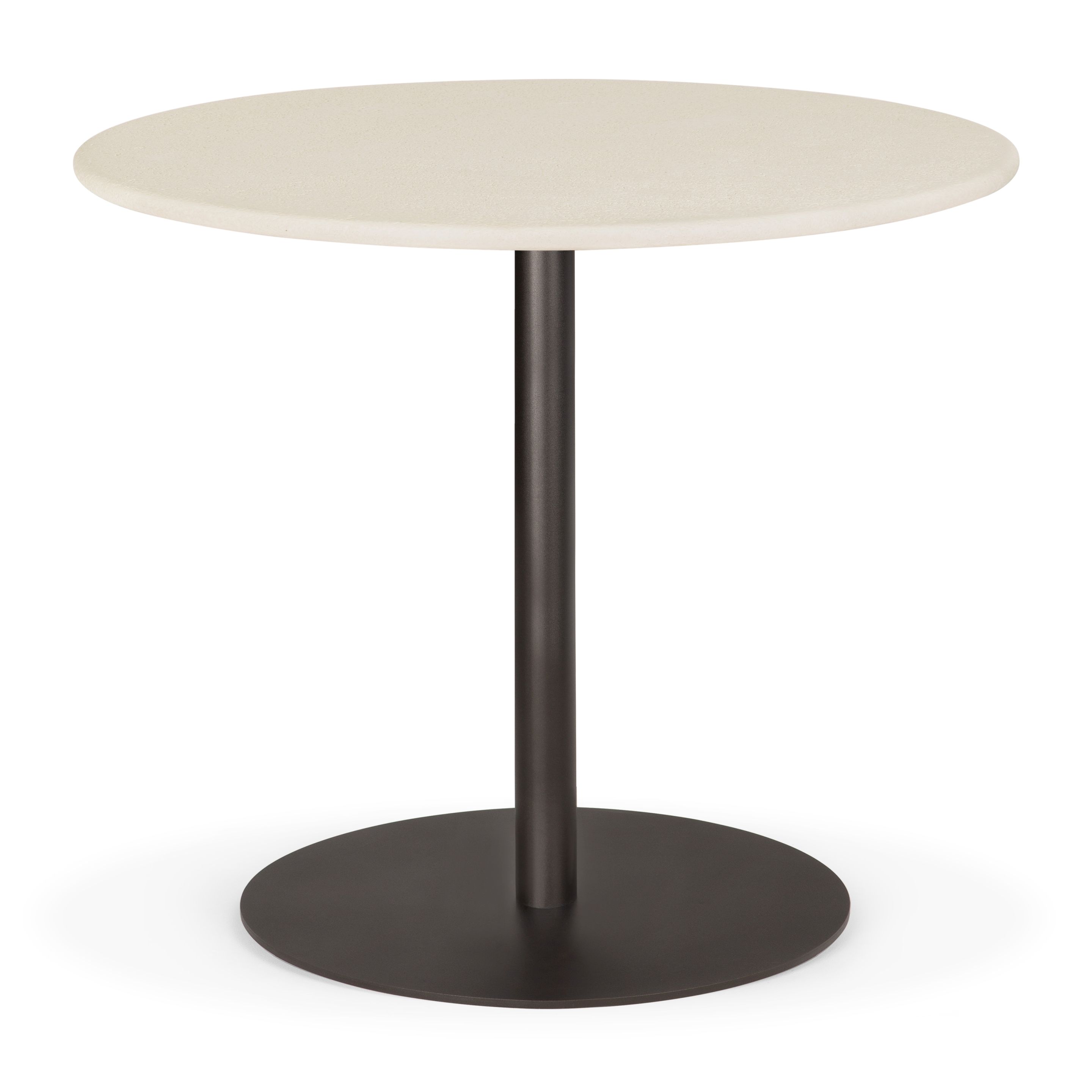 Blend Table Ø90cm Dark Bronze - Off White Ethnicraft