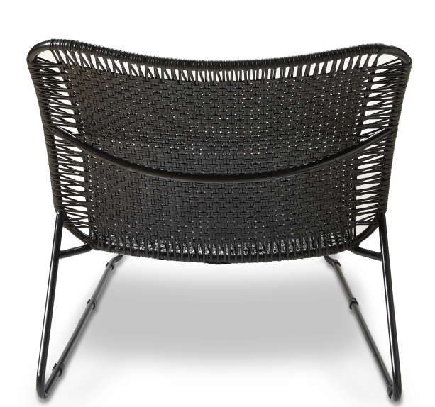 Cielo Lounge Chair low Chaise Lounge basse Outdoor ames Noir - Noir