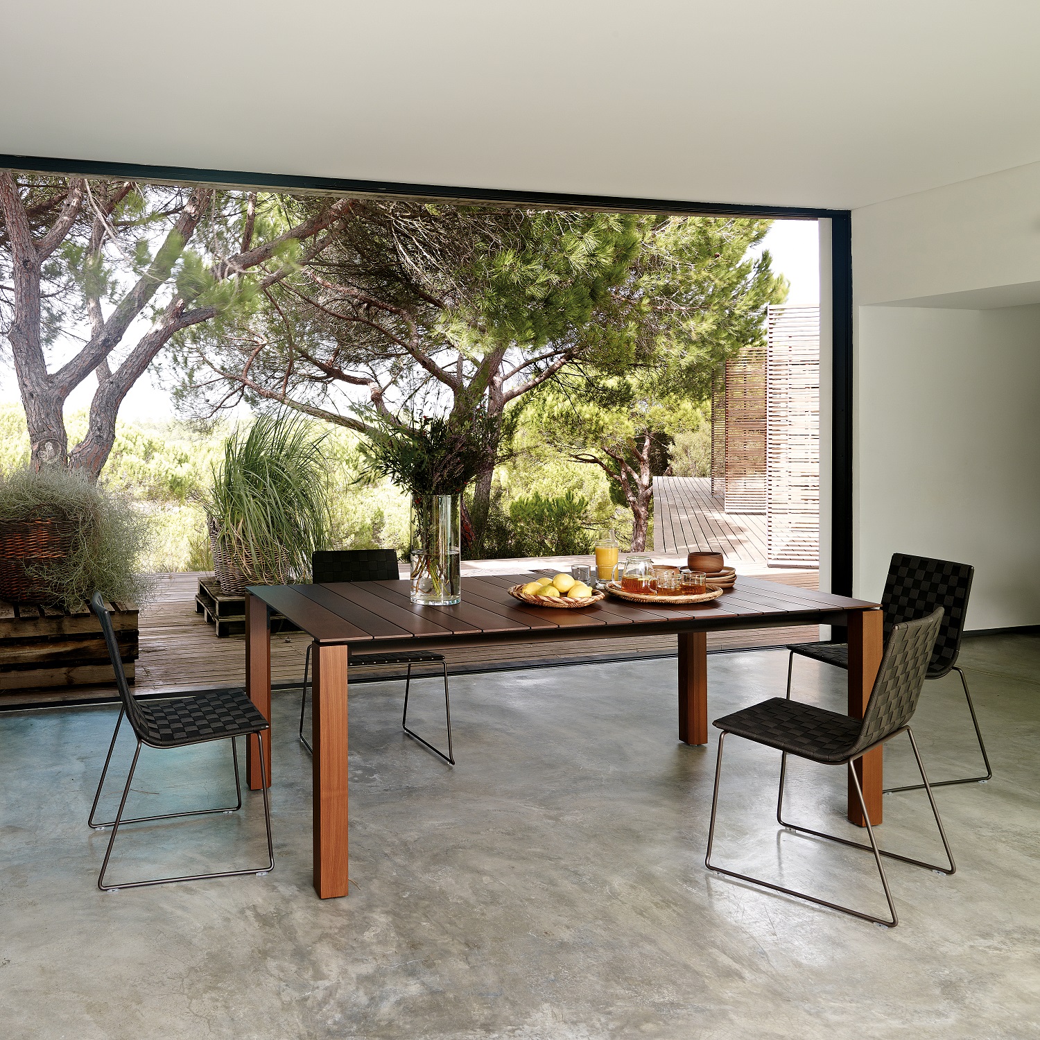 Trenza SI0700 Chaise d'extérieur empilable Andreu World