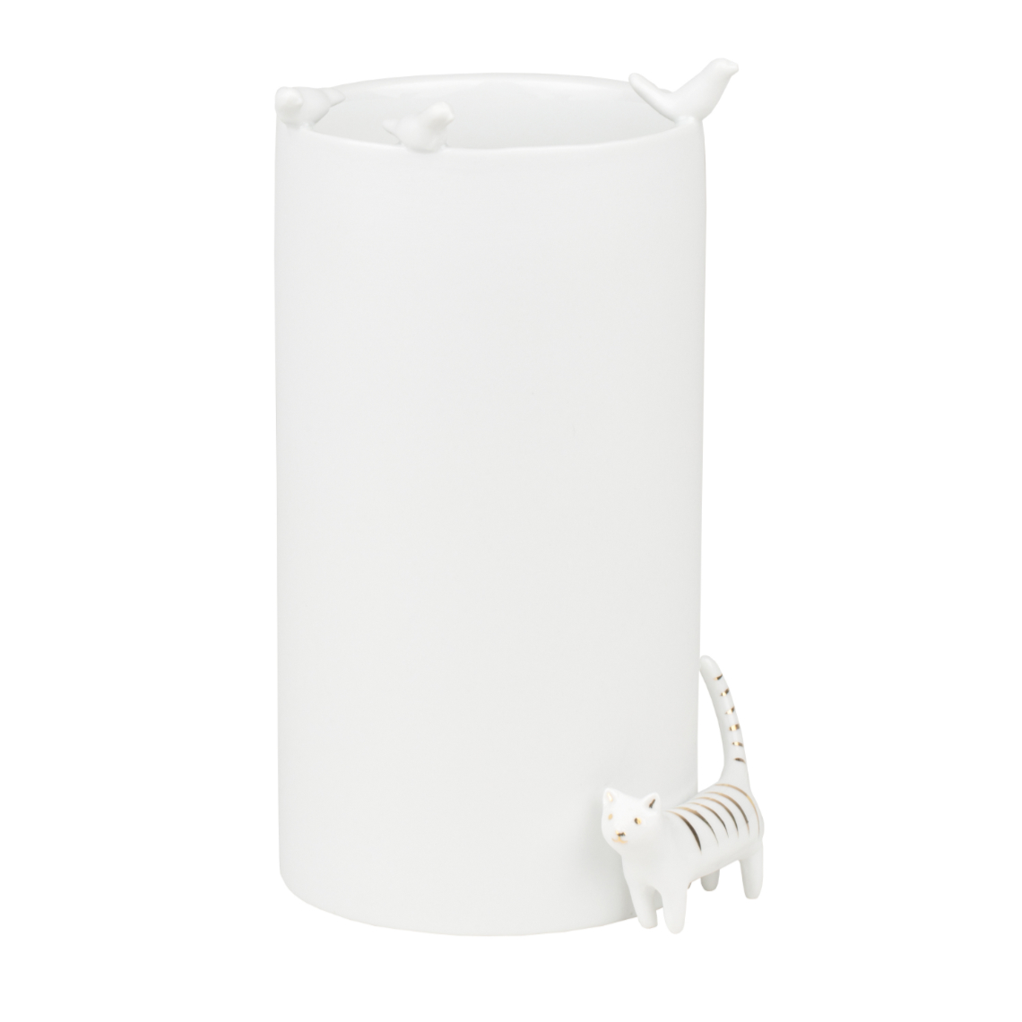 Nuée d'oiseaux Histoires de porcelaine Vase Roues