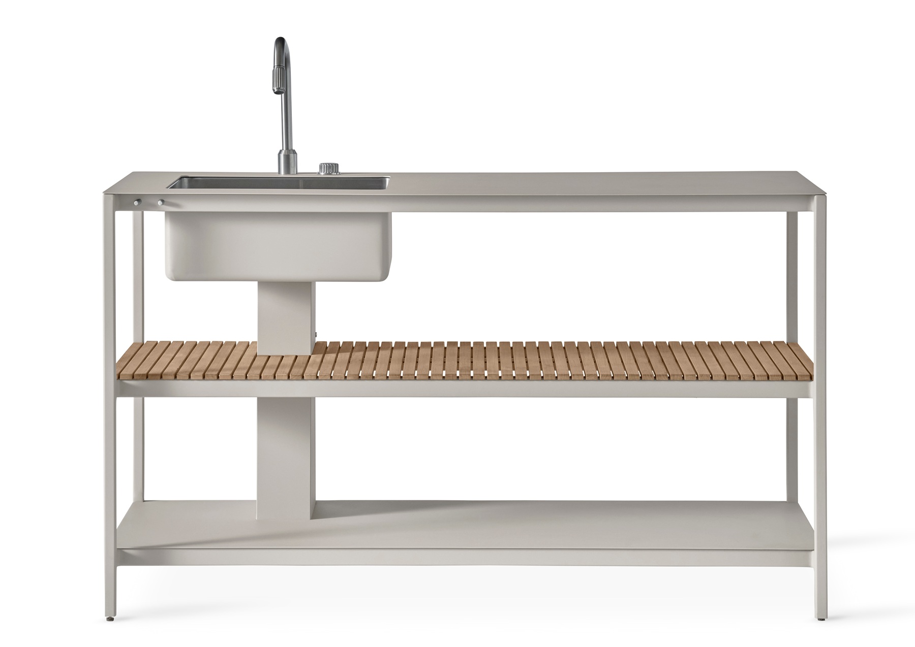 Open-Air Outdoor Kitchen Unit Kitchenette avec évier Vipp