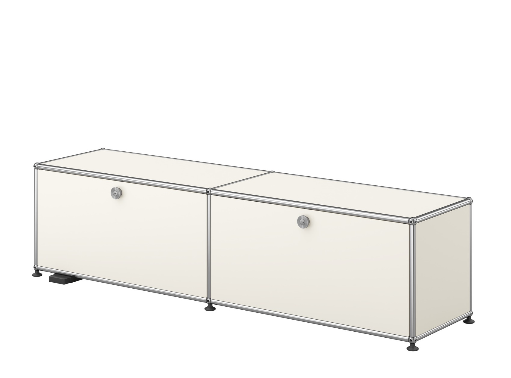 USM Haller E TV/Hifi Meuble avec lumière dimmable Blanc