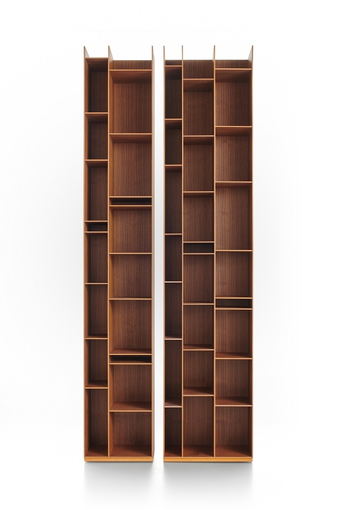 Random Wood Bookcase Bibliothèque 3C MDF Italia