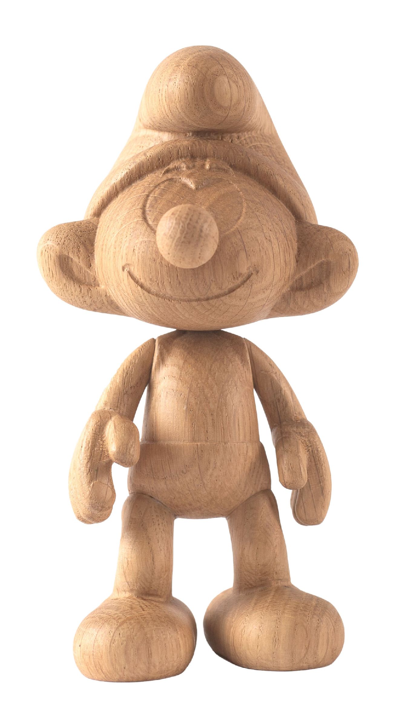 Petite figurine en bois Schtroumpf Boyhood