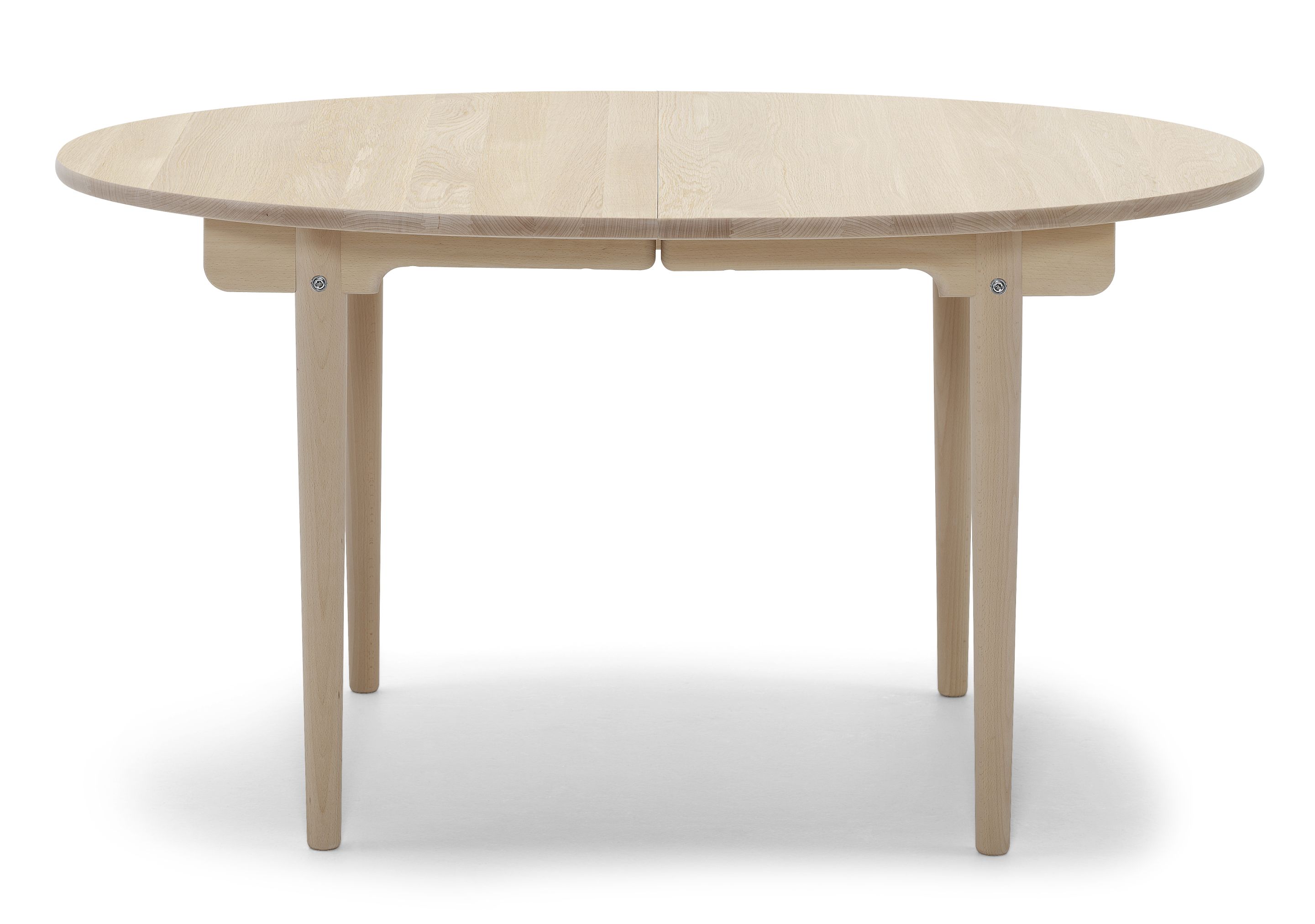 CH337 Table de salle à manger ovale extensible en hêtre huilé Carl Hansen & Søn
